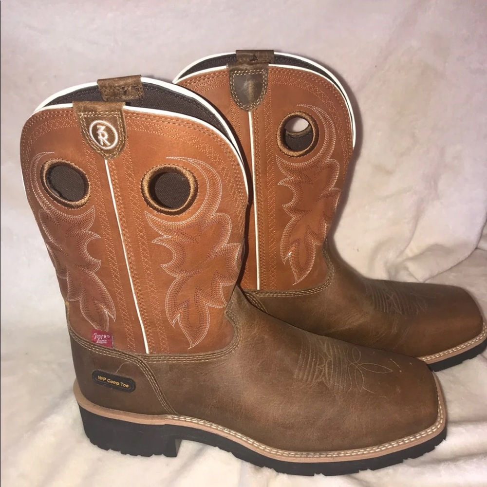 Men’s Tony Lama Steel Toe Boots